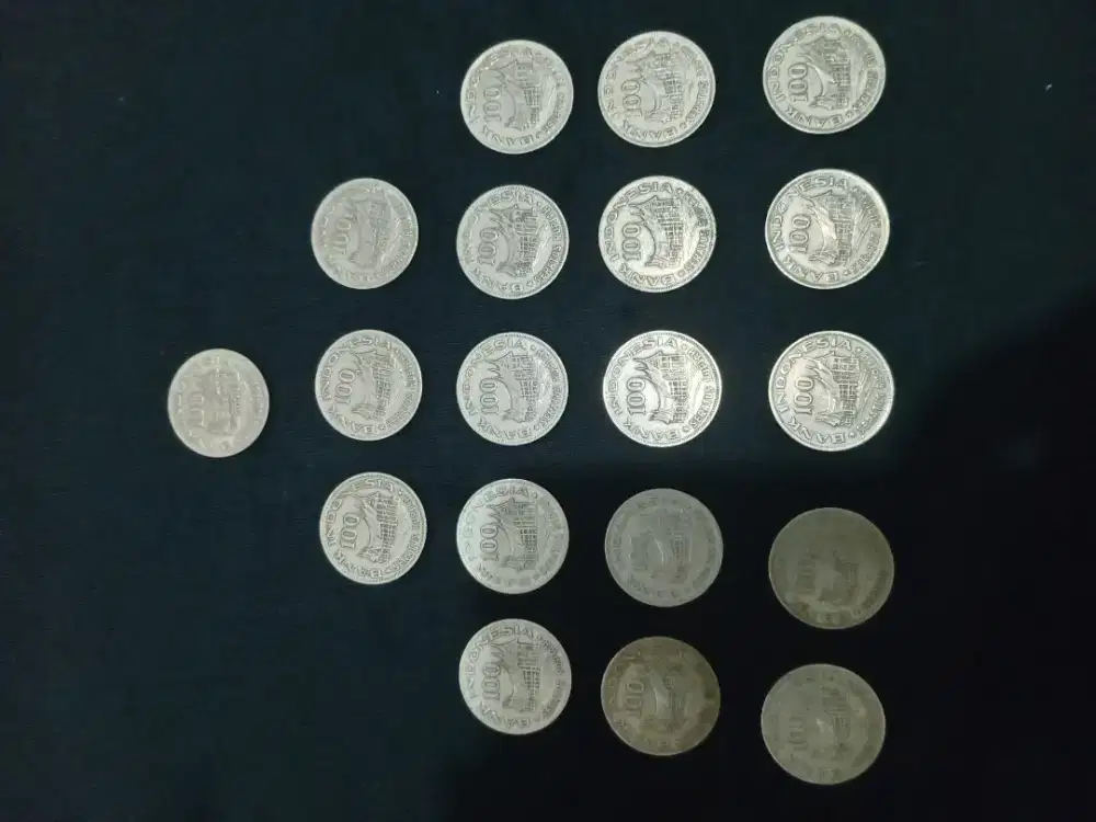 KOIN SERATUS RUPIAH THN 1978..Jual Borongan Ada 19 Keping