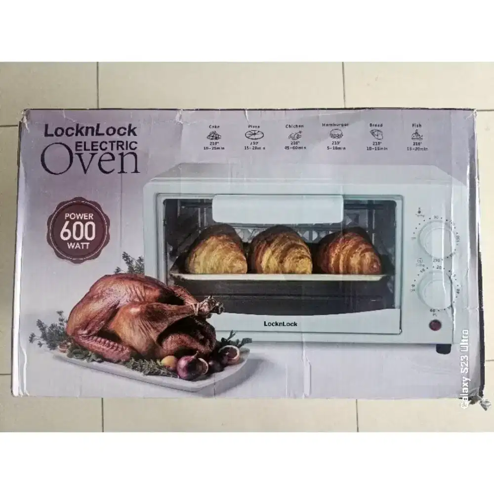 Lock n lock electric oven 600 watt