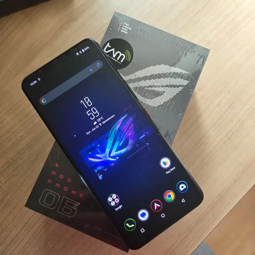 Asus rog 6 lengkap normal ex grs tam