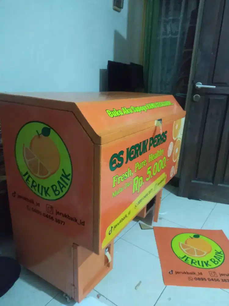 Gerobak Motor Es kopi es jeruk