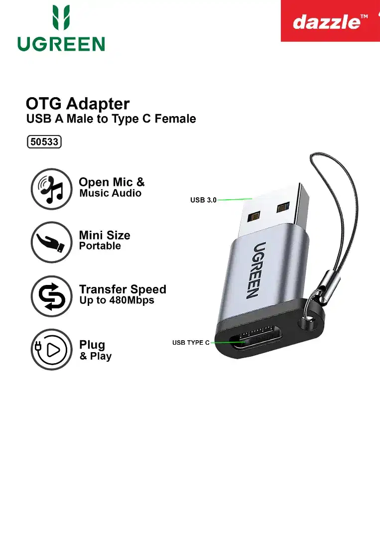 Otw ugreen type C to USB