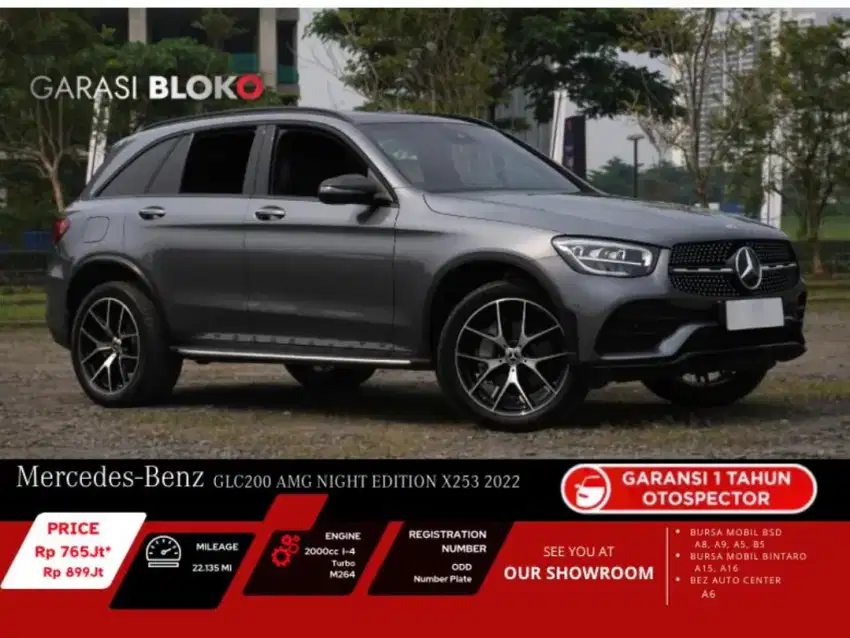 Mercedes Benz GLC200 AMG Facelift Night Edition X253 2022