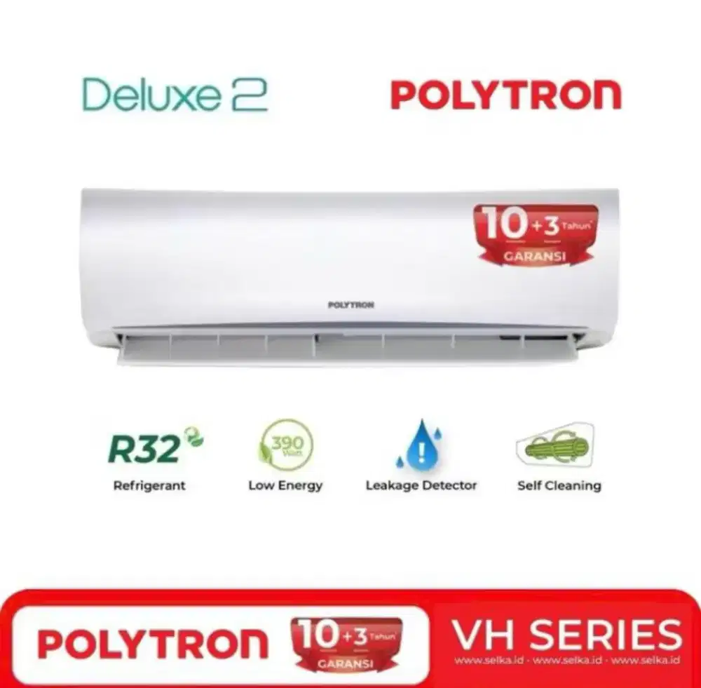PROMO AC 1 PK TERMURAH POLYTRON AC PALING CEPAT DINGIN GARANSI 10 THN