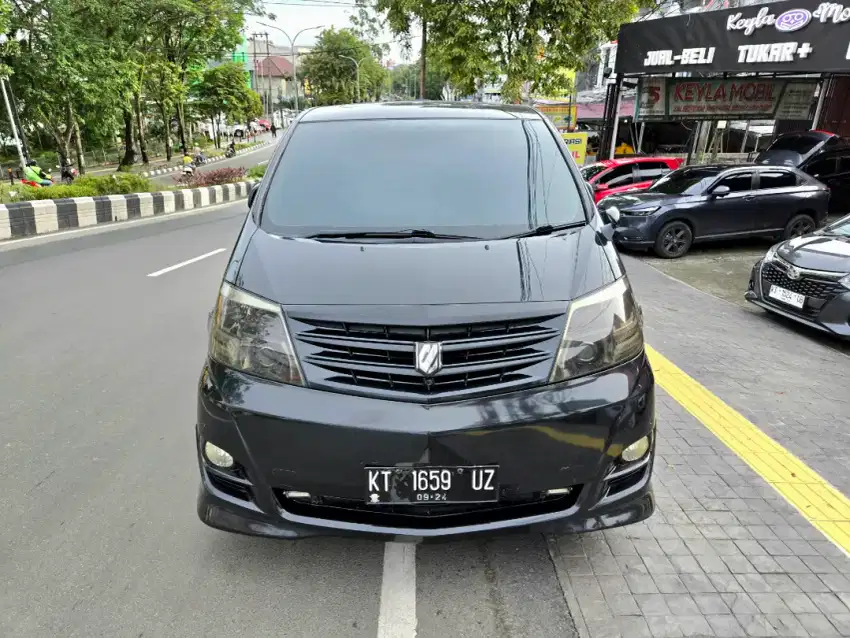 Toyota Alphard 2,4 2 WD AT th2006 Hitam metalik