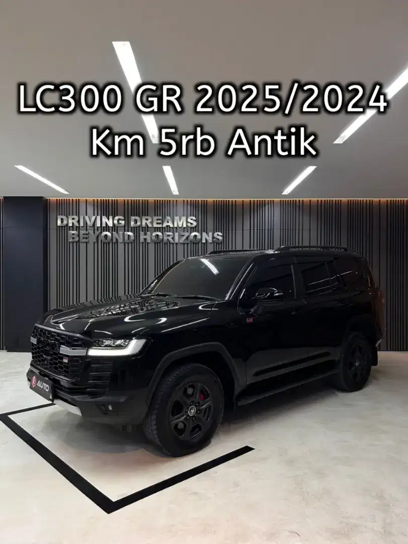 Toyota Land Cruiser LC300 GR 2025 Hitam B2848KBR LC 300 Km5rb Nik 2024