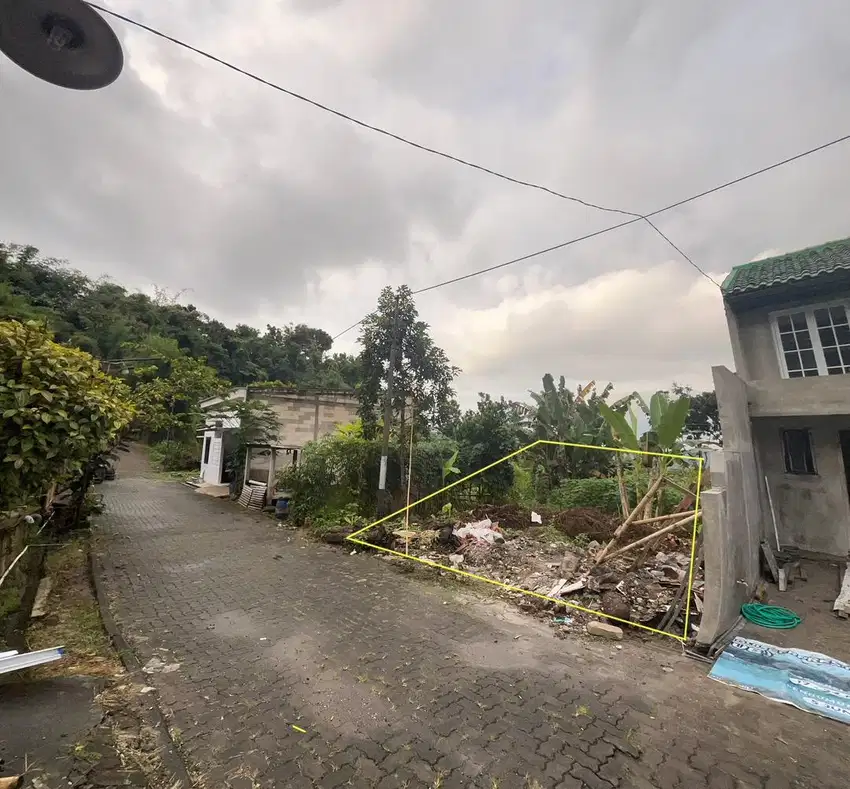 Tanah banyumanik gedawang konsep cluster jalan lebar