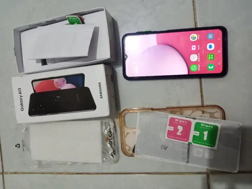 4/128 GB Samsung a13 android mulus original hp handphone