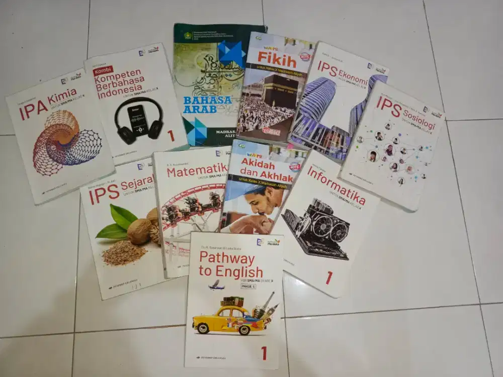 buku sekolah kelas 1 sma