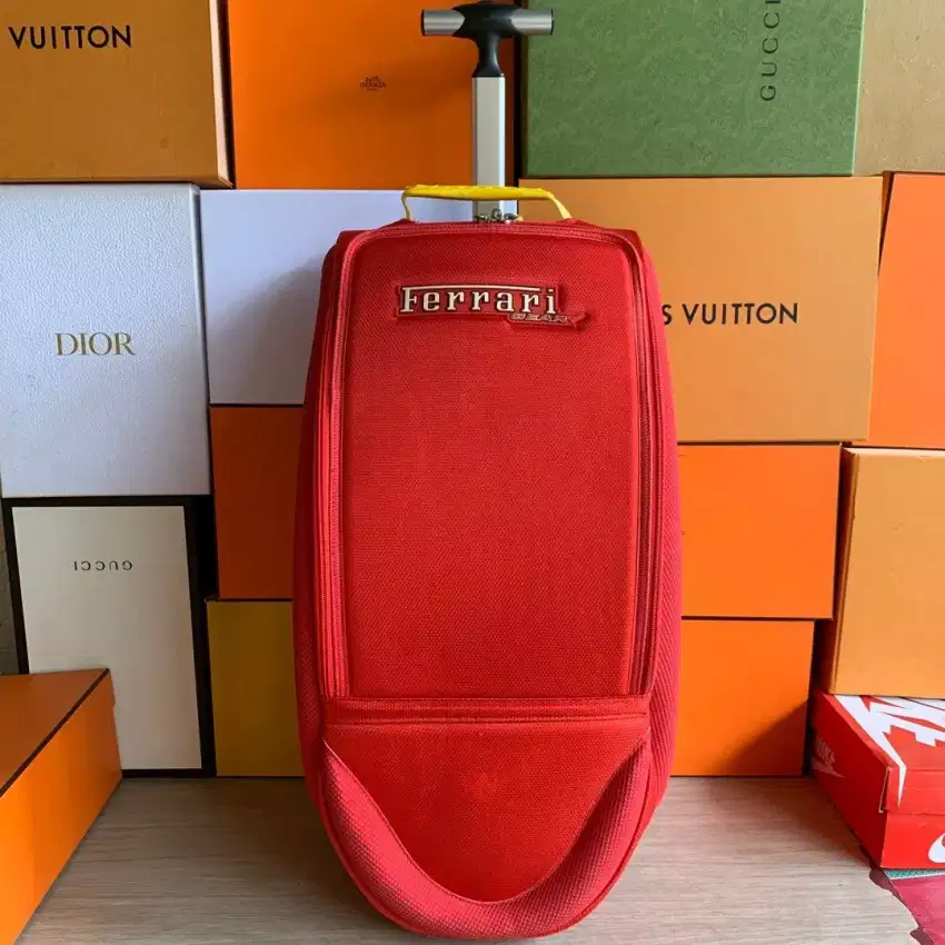 Ferrari Gearbox trolley troli luggage koper