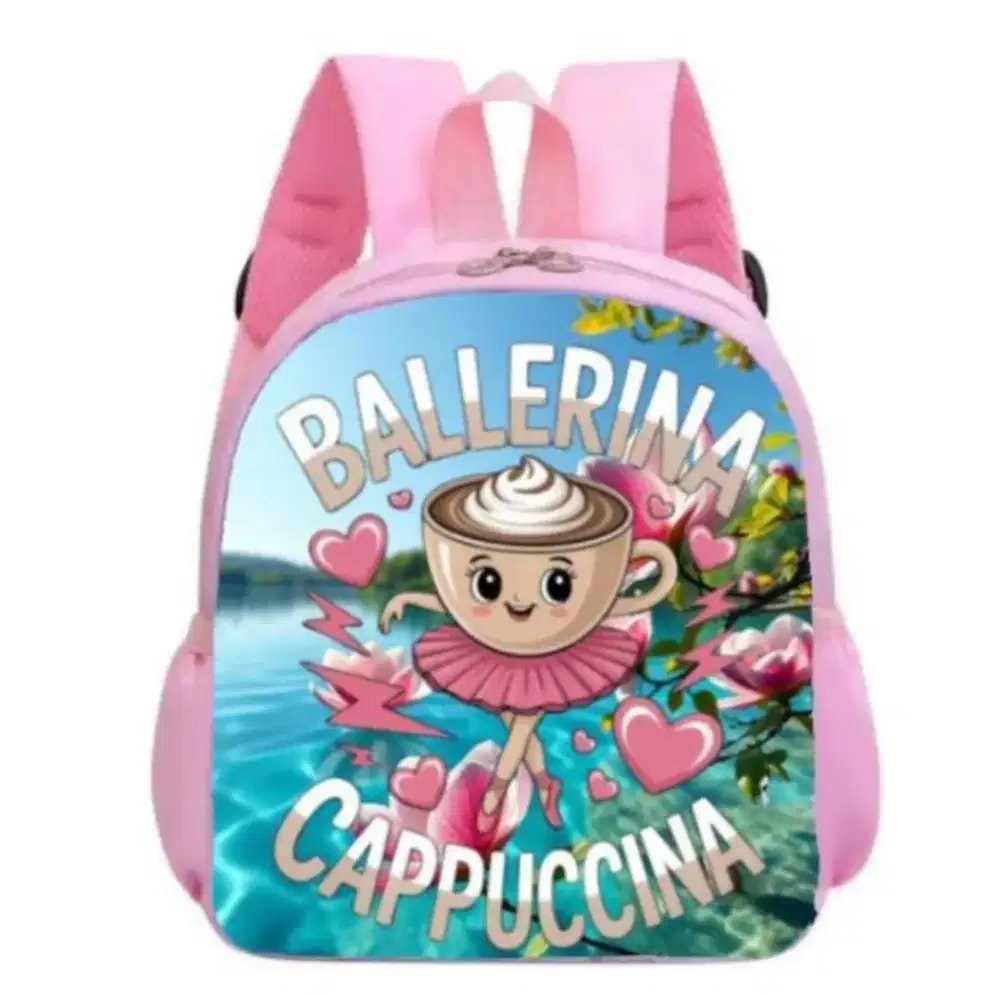 Tas Ransel anak cw TK/paud motif balerina laut