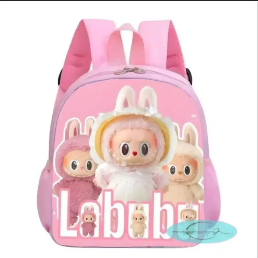 Tas Ransel anak cw TK/paud motif labubu