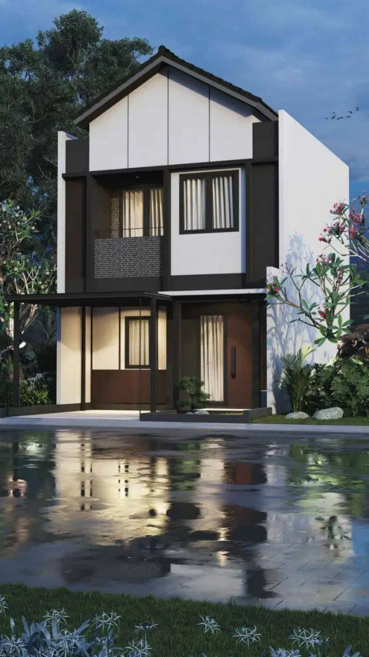 Rumah 2 lantai 800 jutaaandekat LRT di Radar Auri ,Cibubur Depok