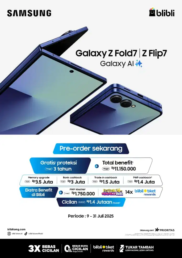 PO SAMSUNG FOLD 6 DAN FLIP 6 WATCH 8