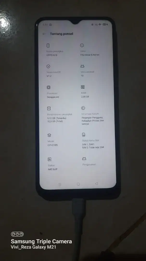 Handphone OPPO A15 2/32