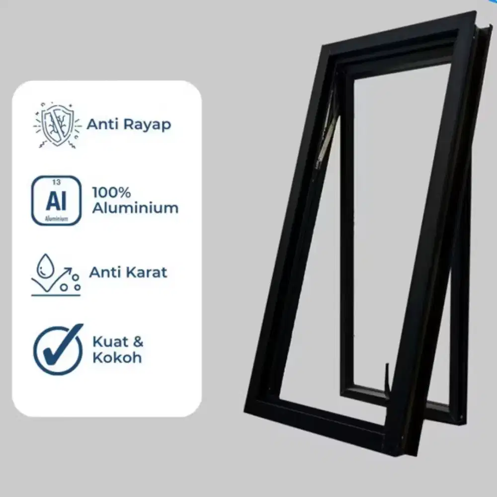 Jendela, pintu almunium