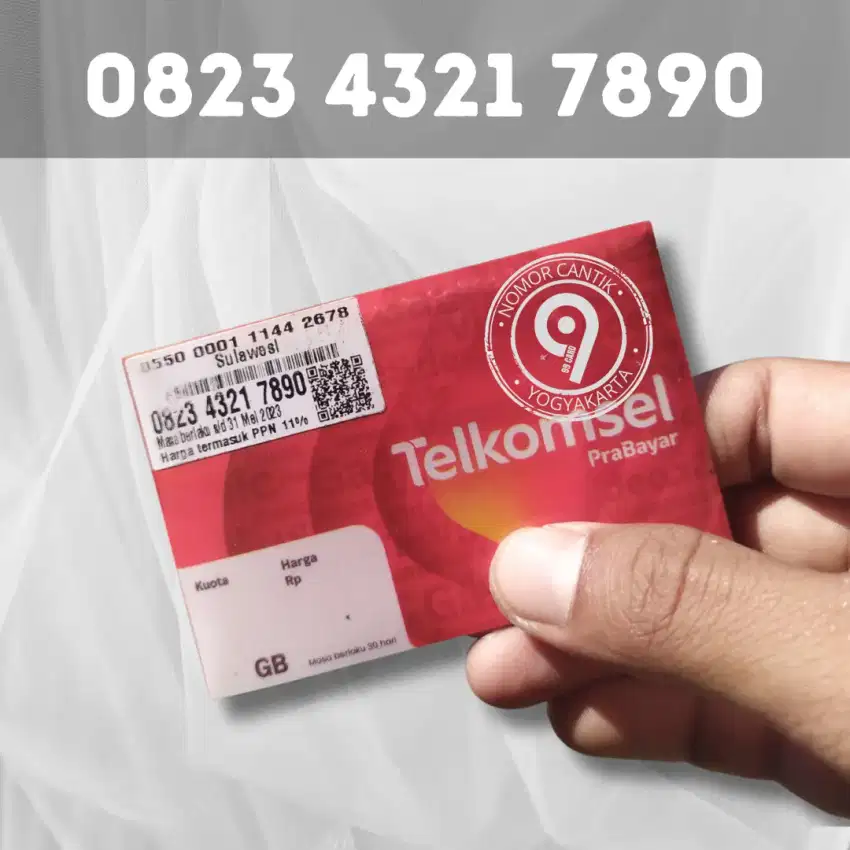 NOMOR CANTIK TELKOMSEL SIMPATI URUT NAIK 7890