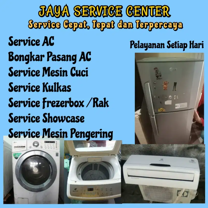 Service Mesin Cuci Kulkas Servis AC Frezer Bongkar Pasang AC Sidoarjo