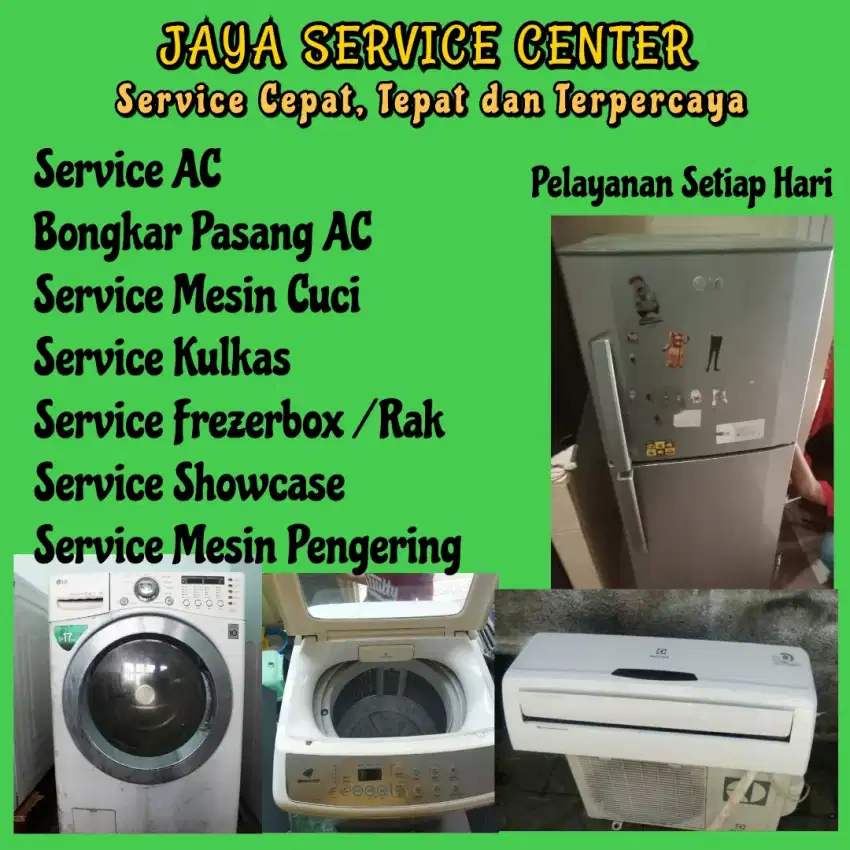Service Kulkas Frezer Bongkar AC Pasang AC Servis AC Mesin Cuci Krian
