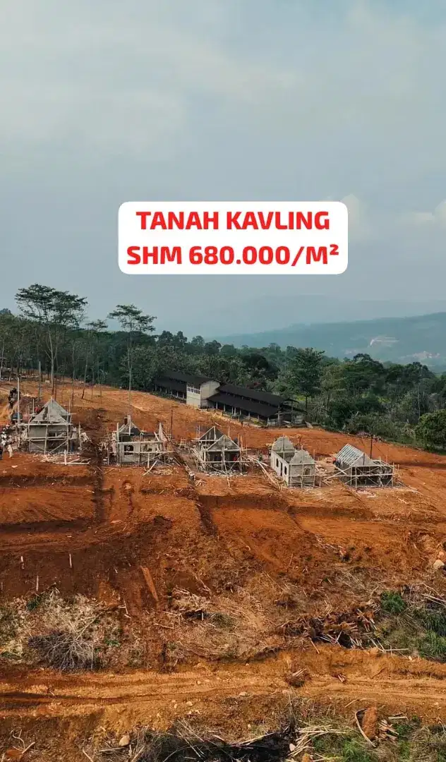 TANAH KAVLING SHM 680.000/M² TERDEKAT DARI JAKARTA