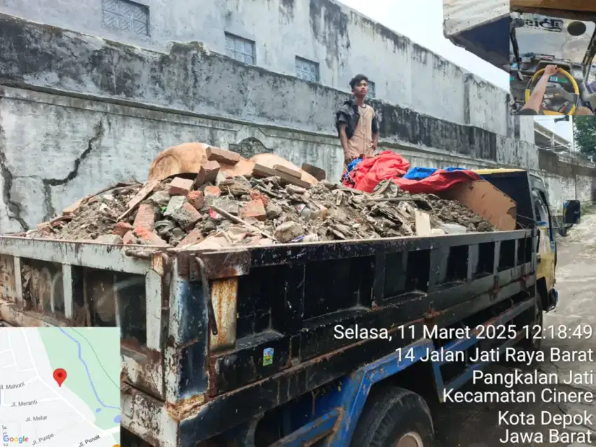 Jasa buang puing sampah