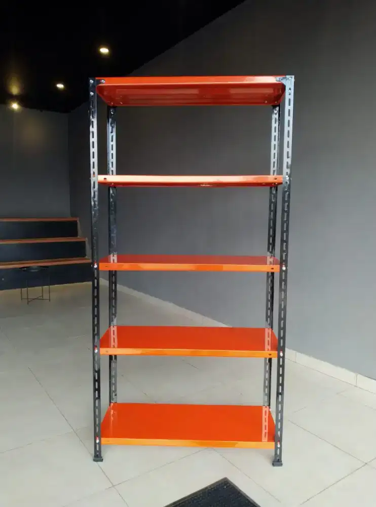 rak besi cat coting orange repsol