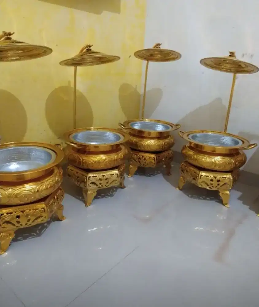 Panstove Kuningan / chafing dish