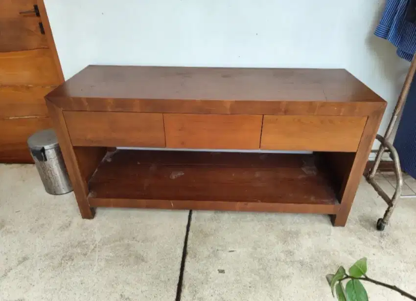 Meja TV Wood Custom