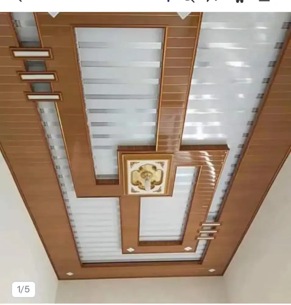 Plafon PVC terpasang dll