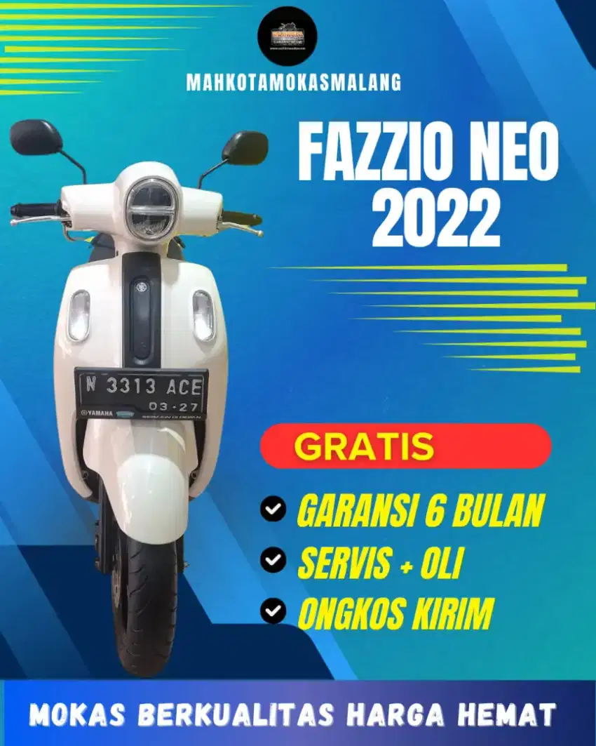 YAMAHA FAZZIO NEO TAHUN 2022 Rendi