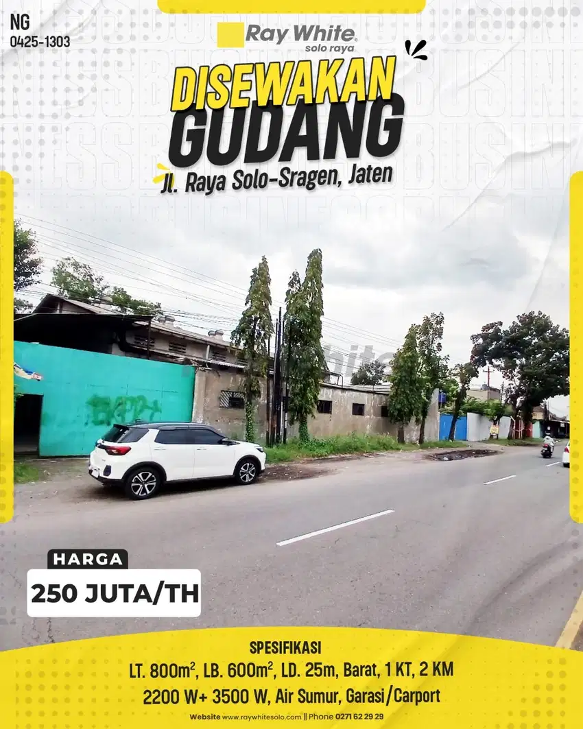 Gudang Strategis Akses Kontainer di Solo-Sragen, Jaten