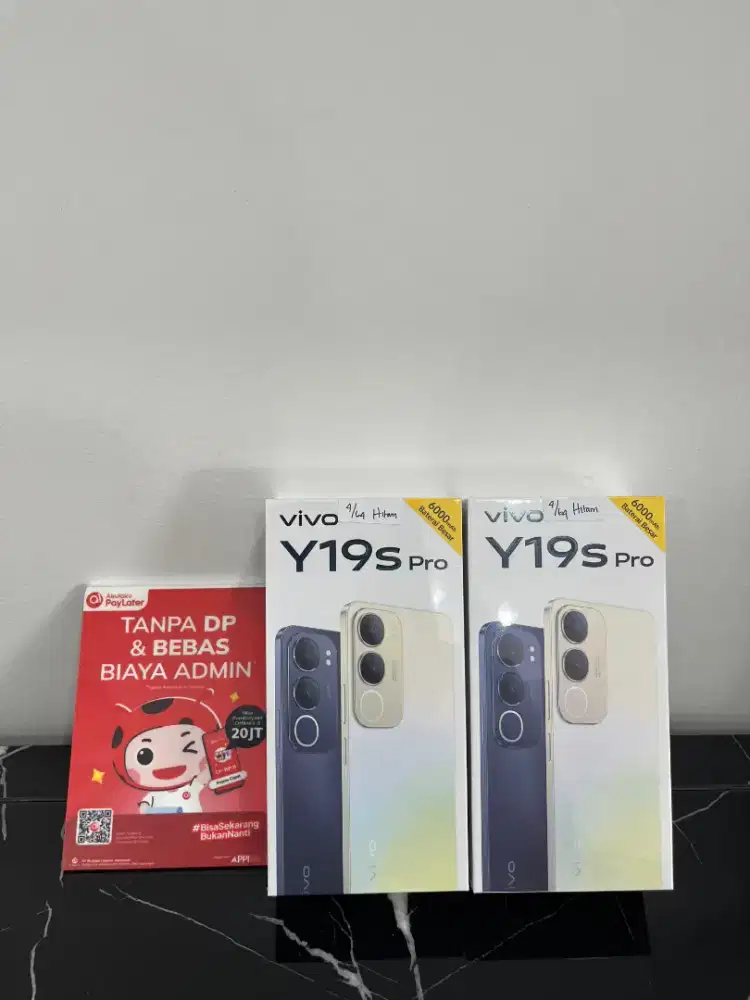 NEW VIVO Y19S PRO RAM 8GB SEGEL GARANSI RESMI  !!