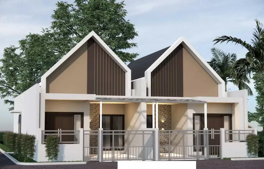 Rumah Baru Hadap Utara di Pesona Anggrek Kota Bekasi Dijual