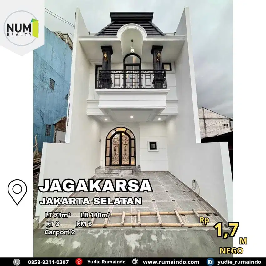 Rumah Classic Modern di Jagakarsa Jakarta Selatan