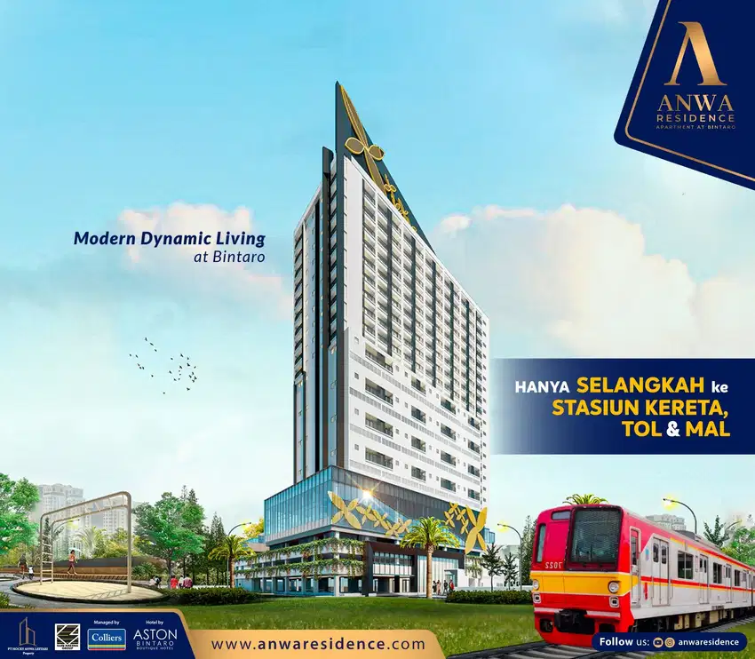 Dijual & Disewakan Anwa Resident-Bintaro
