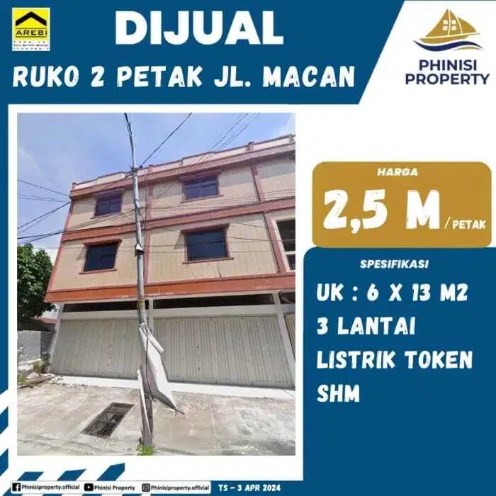 RUKO JLN.MACAN KOTA MAKASSAR