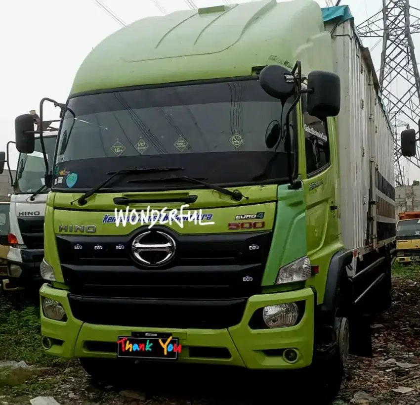 Hino Lohan FG 235 JS 2024 Box 8.3m Fullors Bio Solar Turbo Gress