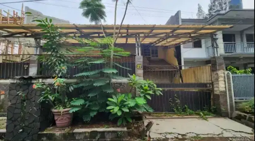Termurah Rumah hitung tanah mainroad muara bandung tengah