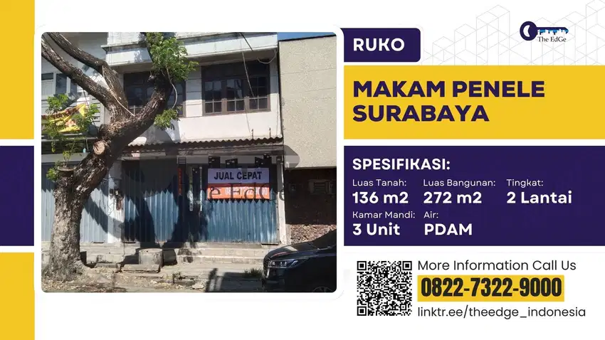 Jual Ruko Makam Peneleh Surabaya Pusat - The EdGe
