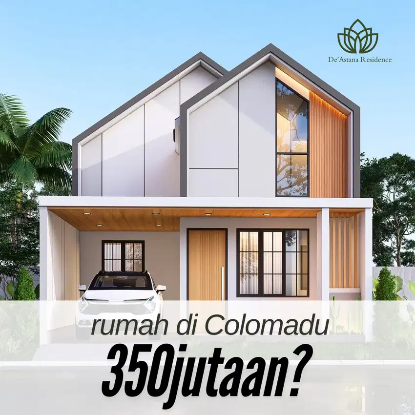 Rumah Cantik 3 Menit dari De Tjolomadu Harga 350 jutaan!