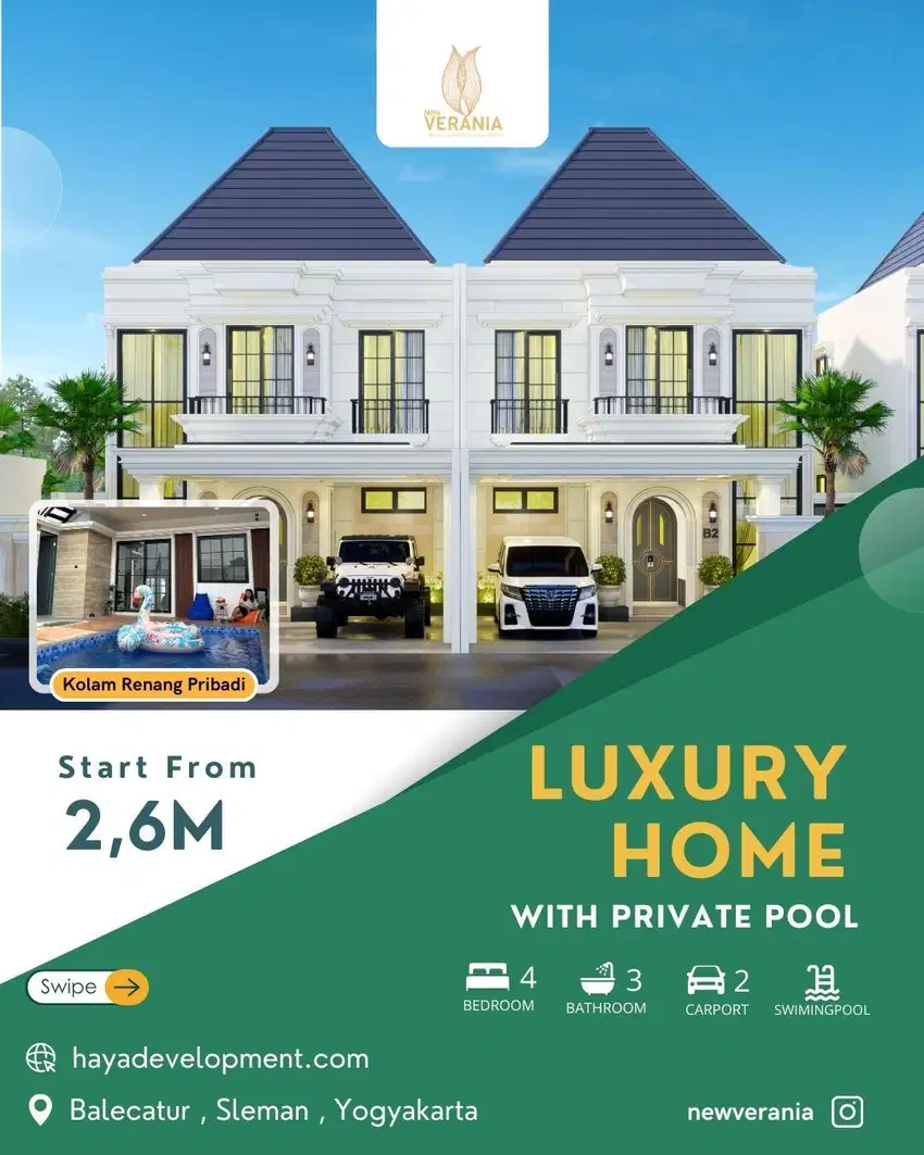 Rumah Di Sleman Lingkungan Perumahan Di Jalan Wates Km 8