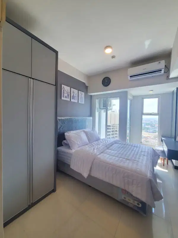 Apartemen baru full furnished di atas Mall view kota