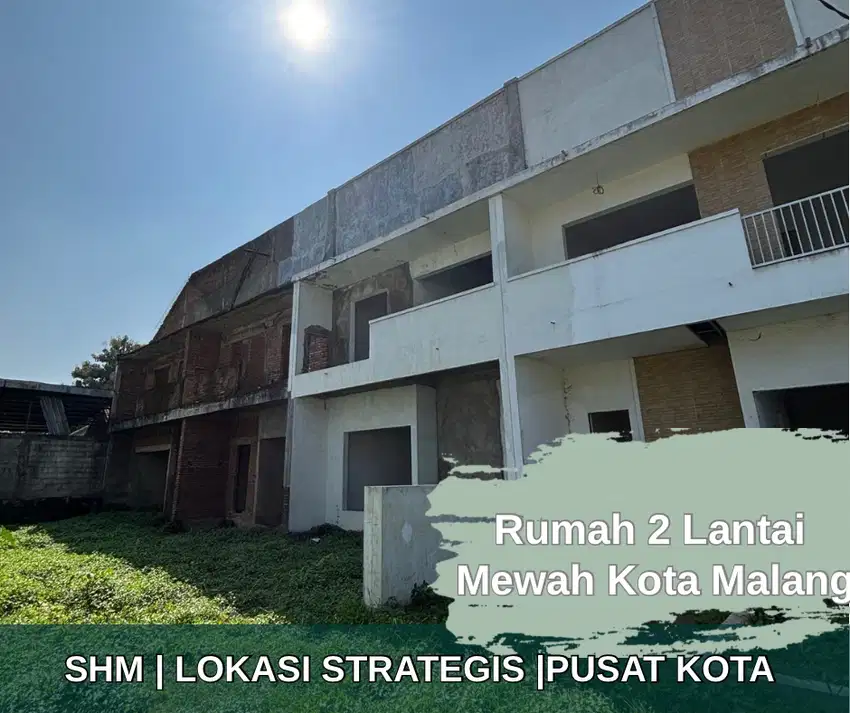 JUAL RUMAH 2 LANTAI MEWAH MALANG HARGA RENDAH