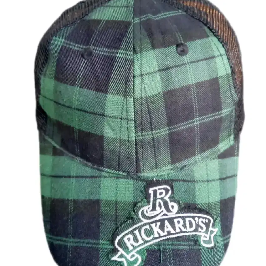 Topi Remaja Model Trucker Second Motif Tartan Keren