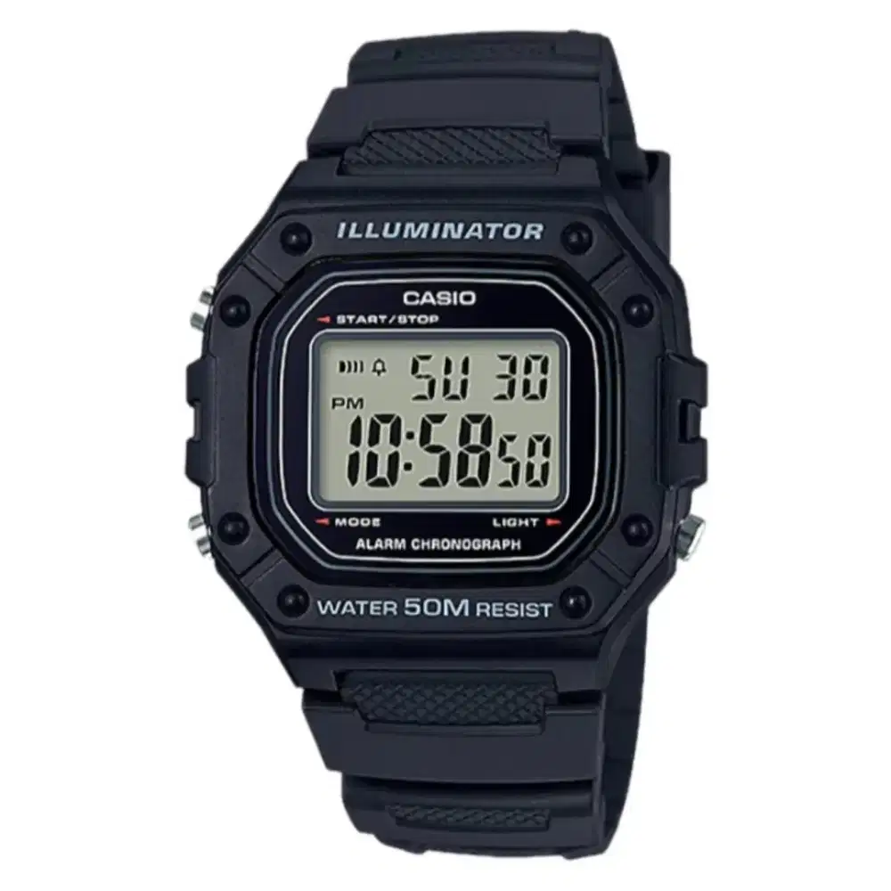 Jam Tangan Casio Digital W-218H-1AVDF Besr Seller