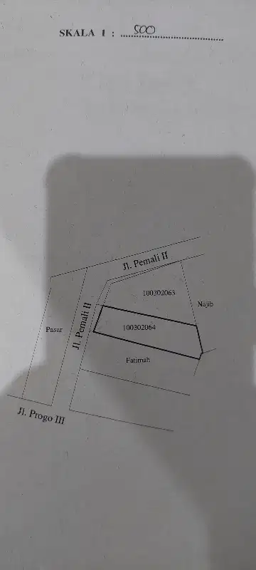 tanah untuk hunian  tengah kota