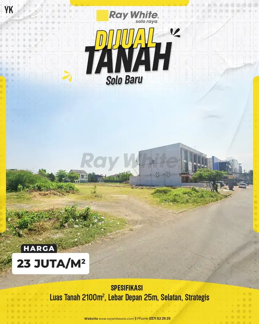 Tanah Premium Strategis 1 Menit dari The Park Solo Baru