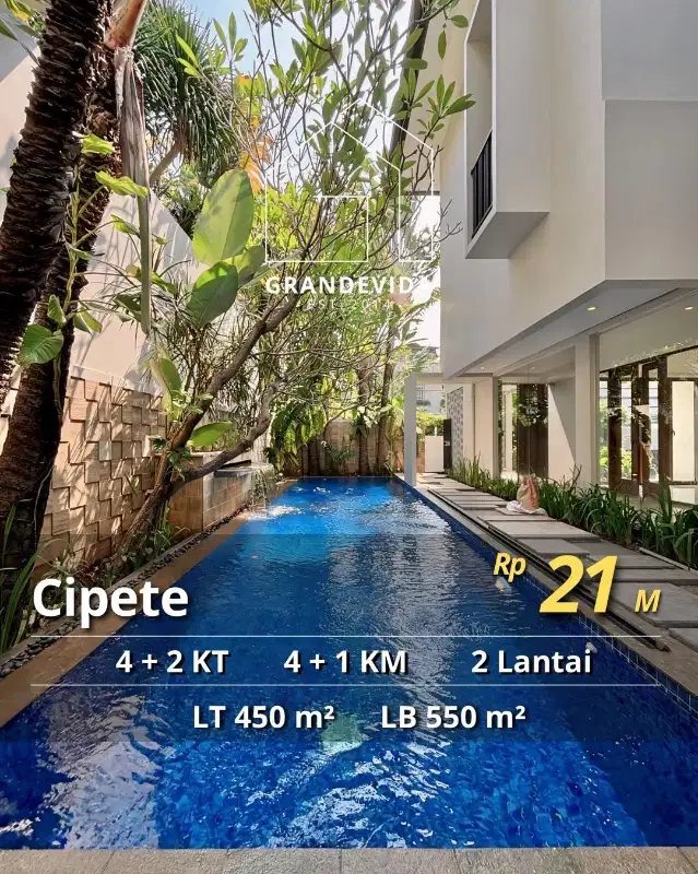 Rumah Modern Tropical, Terawat, Lokasi Tenang