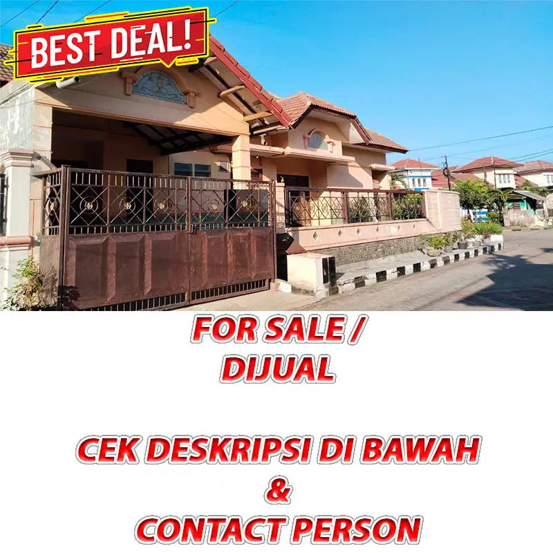 Rumah Besar Mulyosari Surabaya SHM Hook Bagus utk Kantor atau Kost
