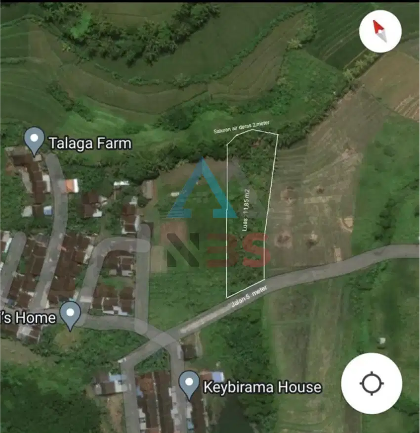 Dijual tanah lokasi Kedungu - nyitdah cocok di bangun villa