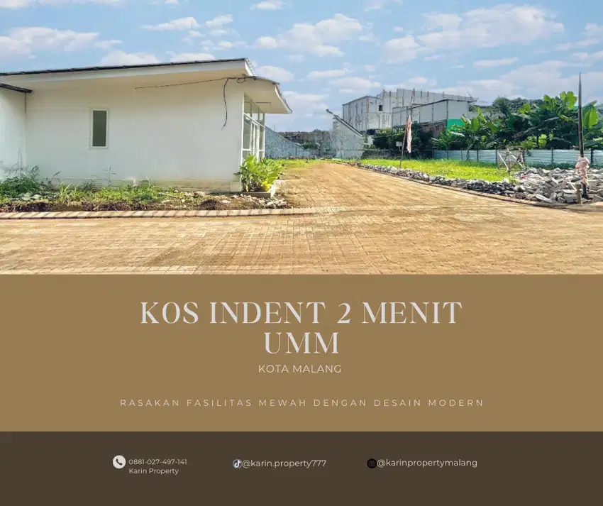 KOS INDENT BANGUN MURAH KAWASAN EMAS BELAKANG APARTEMEN BEGAWAN